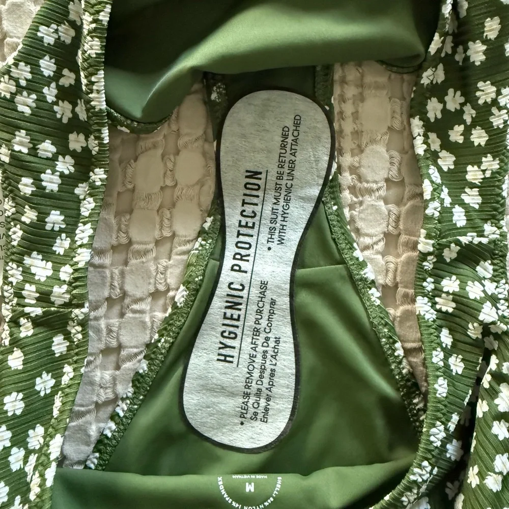 NEW PacSun Green‎ Floral Bikini Bottom Size M